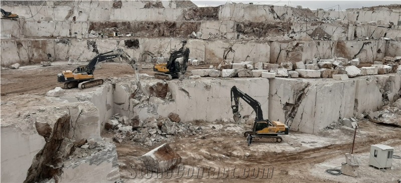 Afyon Silver Travertine Quarry