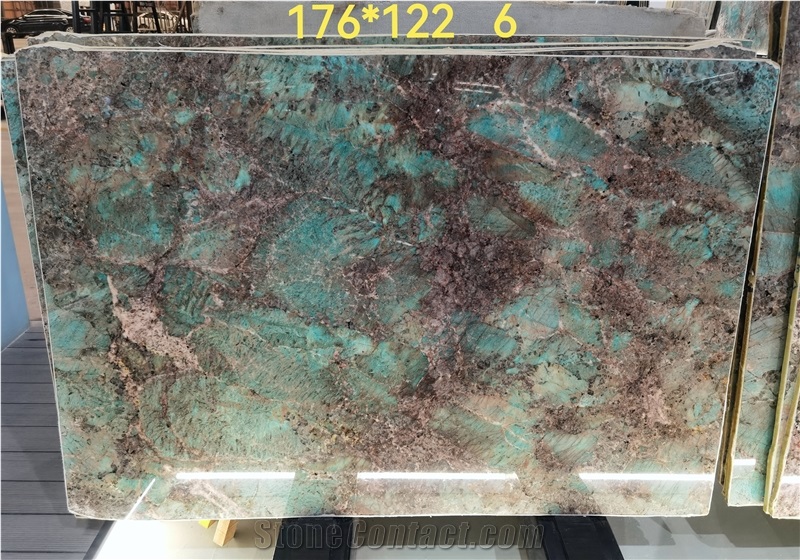 Amazon Green Quartzite Slabs Amazonita Wall Tile Decoration