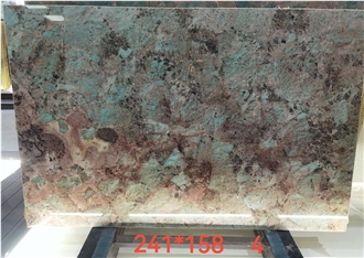 Amazon Green Quartzite Slabs Amazonita Wall Tile Decoration