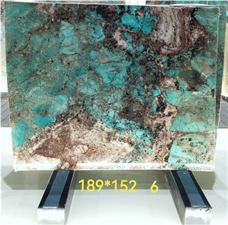 Amazon Green Quartzite Slabs Amazonita Wall Tile Decoration