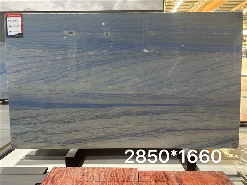 Azul Macaubas Quartzite Slabs Blue Sky Stone Slab Wall Tile