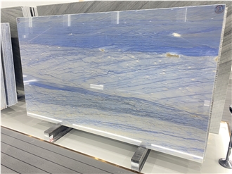 Azul Tropical Quartzite Slabs Azul Macaubas Blue Sky Tile
