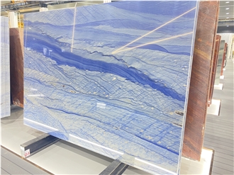Azul Tropical Quartzite Slabs Azul Macaubas Blue Sky Tile