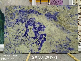 Blue Sodalite Slabs Royal Azul Inka Blue Wall Tile