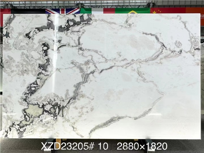Caribbean Island Marble Slabs Oyster White Dover Floor Use