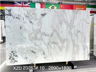Caribbean Island Marble Slabs Oyster White Dover Floor Use