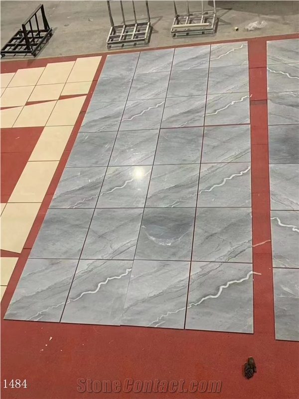 China Bruce Gray Marble Tiles Grey Big Stone Slabs
