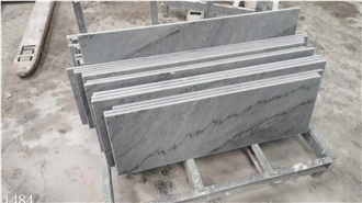 China Bruce Gray Marble Tiles Grey Big Stone Slabs