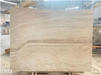 Iran Super White Travertine Slabs Persian Stone Tile