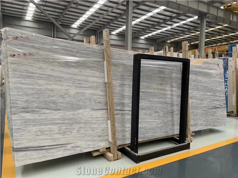 Kavala Semi White Marble Slabs