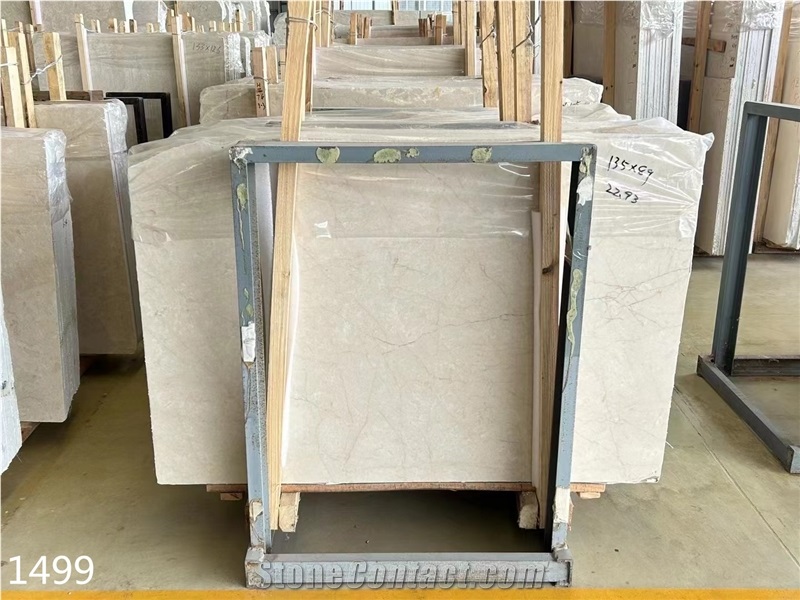 Ottoman Beige Marble Slabs Osmanli Bej Mermer New Altman