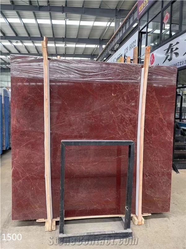 Rouge Incarnat Marble Slabs Languedoc Red Rosso Francia Tile