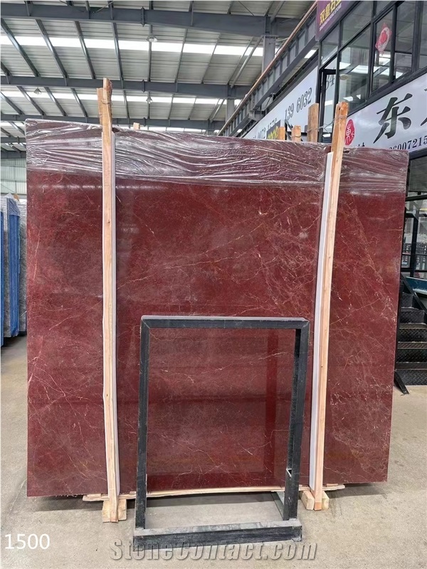 Rouge Incarnat Marble Slabs Languedoc Red Rosso Francia Tile