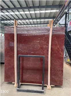 Rouge Incarnat Marble Slabs Languedoc Red Rosso Francia Tile