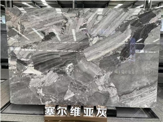 Silver Breccia Marble Slabs Building Stone