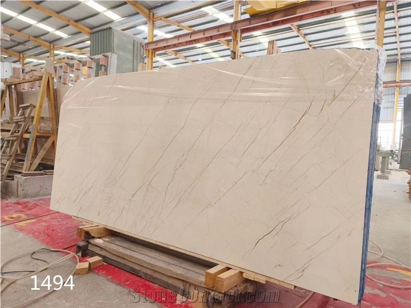 Sofita Gold Marble Slabs Bilecik Novita Jin Interior Floor