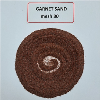 CNC Waterjet Cutting Abrasive Garnet Sand 80 Mesh