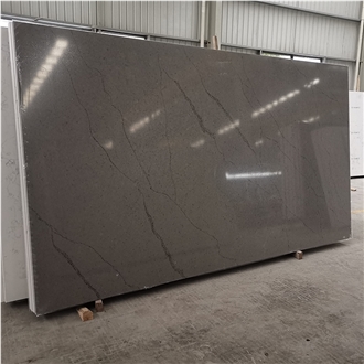 Goldtopquartz 5036 Exotic Brown Artificial Stone Slabs