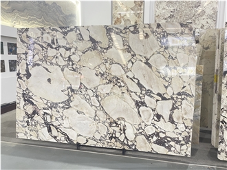 Luxurious Design Italy Luxury Calacatta Viola Marble Slabs