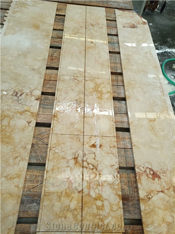 Natural Floor And Wall Decoration Royal Amber Marble Tiles