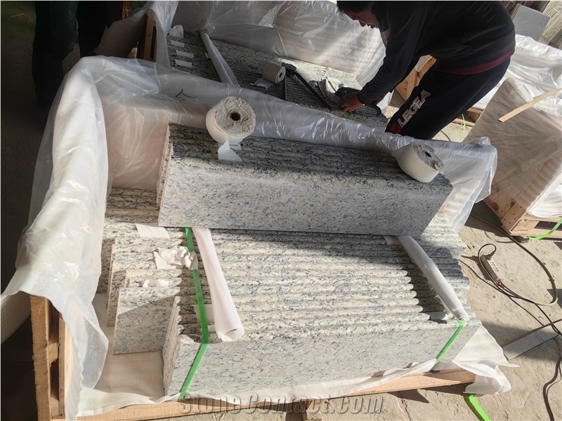 Pure Natural Cut To Size Giallo Santa Cecilia Granite Tiles