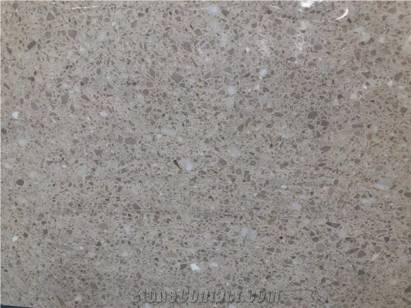 Artificial Beige Tile Terrazzo Cement Tilestiles