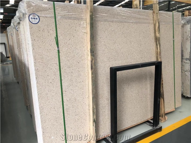 Artificial Beige Tile Terrazzo Cement Tilestiles