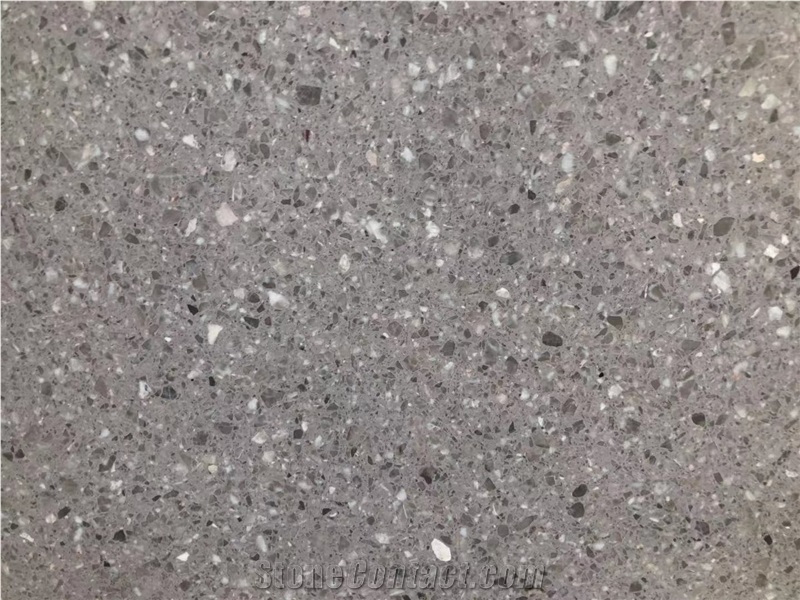 Dark Grey Terrazzo Slabs