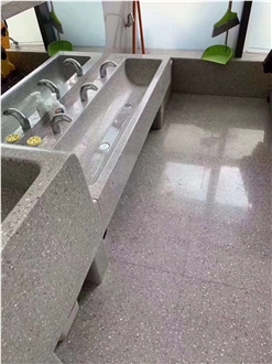 Dark Grey Terrazzo Slabs