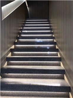 Dark Grey Terrazzo Slabs