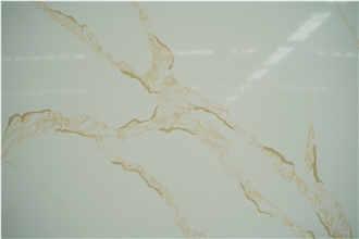 Jumbo Size 3.5M*2M Artificial Calacatta Quarz Stone