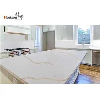 Jumbo Size 3.5M*2M Artificial Calacatta Quarz Stone