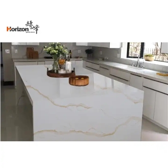 Jumbo Size 3.5M*2M Artificial Calacatta Quarz Stone