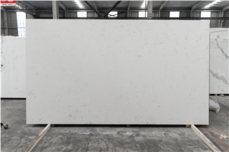 Popular White Quartz Carrara Slabs  Artificial Carrara