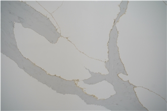 Ribbon Pattern Quartz Calacatta Natural Artificial Carrara