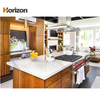 Ribbon Pattern Quartz Calacatta Natural Artificial Carrara