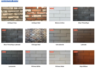 Reclaimed Brick Wall Veneer