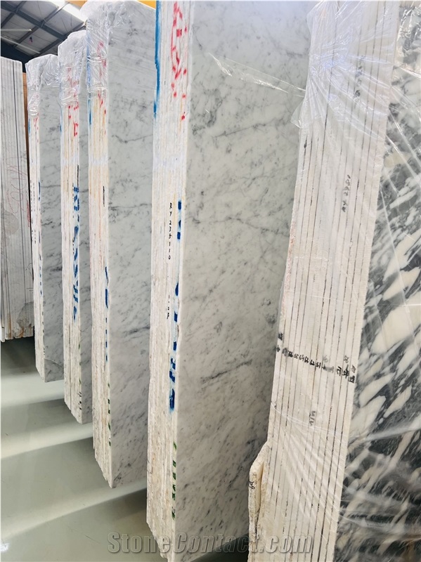 Bianco Carrara CD Marble Slabs