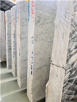 Bianco Carrara CD Marble Slabs