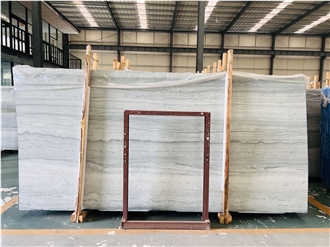 Blue Wood Vein Marble Slab Tiles