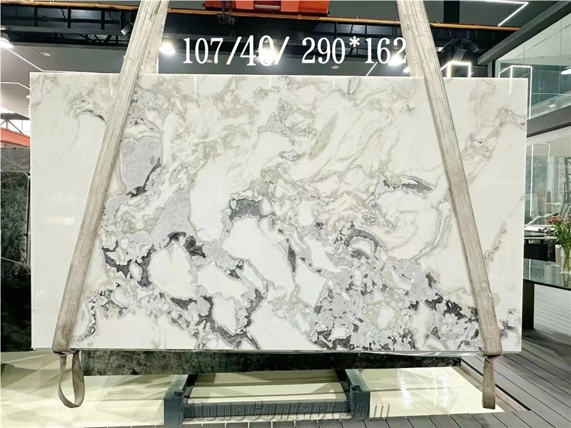 Dover White Marble Slabs