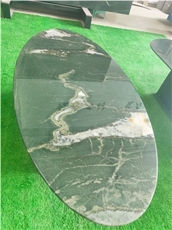 Green Marble Tables Reception Table Tops