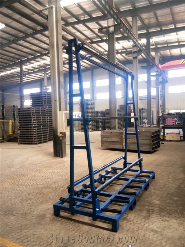 Foldable & Fast Set Up A Frame  Rack For Slabs/ Stone/ Glass