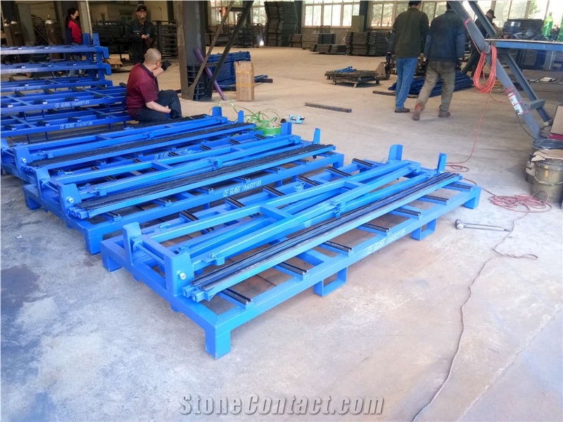 Foldable & Fast Set Up A Frame  Rack For Slabs/ Stone/ Glass