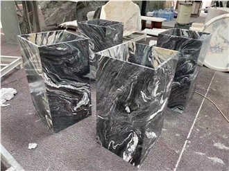 Cipollino Ondulato Verde Luana Marble Stone Interior Furniture