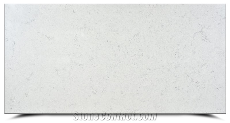 Ash Quartz Carrara White  Quartz Slabs 2Cm 3Cm
