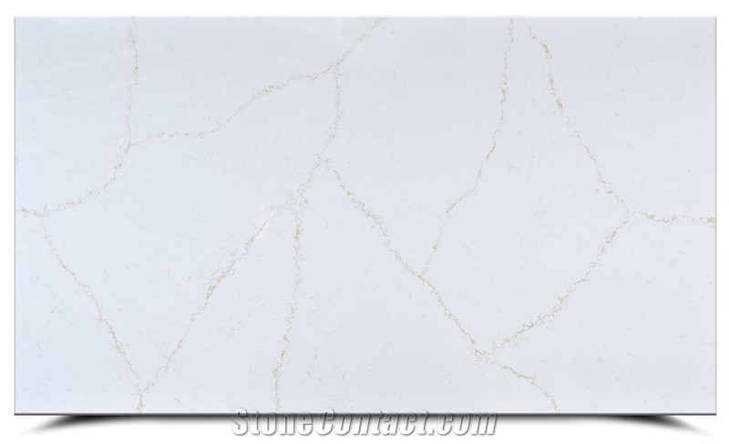 Ash Quartz - Charming  Calacatta Gold Quartz Slabs