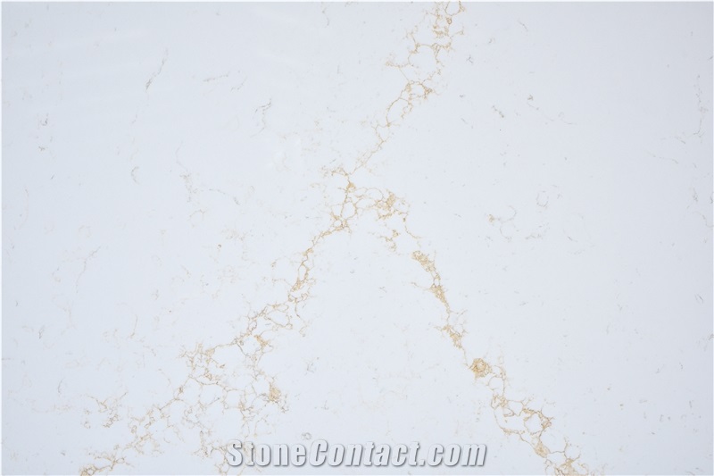 Ash Quartz - Charming  Calacatta Gold Quartz Slabs