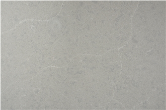 Ash Quartz White Vein Grey Quartz Slabs 2Cm
