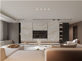 Beautiful Calacatta Gold Quartz Slabs